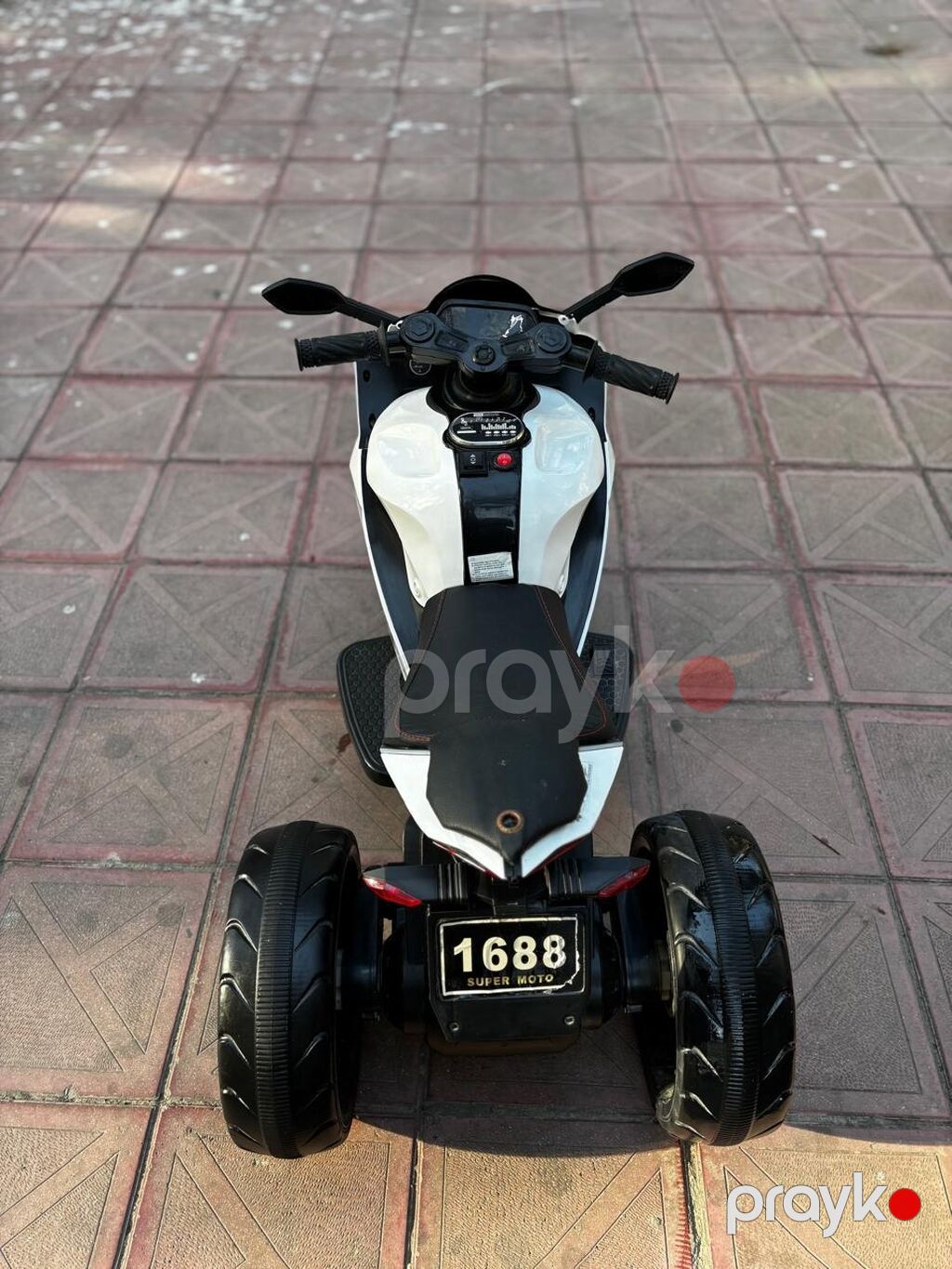 Uşaq üçün elektrikli üçtəkərli motosiklet - Model: “Super Moto 1688” — Oyuncaq nəqliyyatı, Masazır (2)