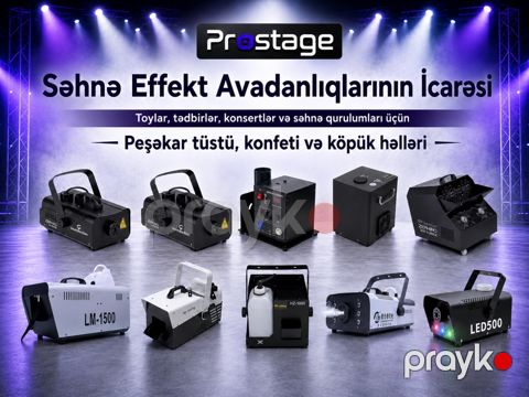 Səhnə effekt avadanlıqlarının icarəsi — Bakı