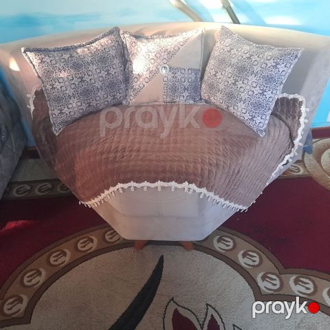 Künc divan, İşlənmiş, Bazalı, Vеlur parça, Çatdırılma yoxdur — İsmayıllı