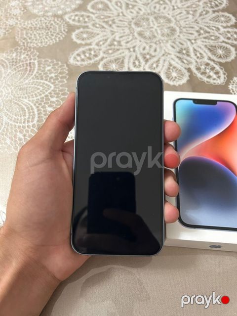 IPhone 14, 128 GB, Mavi, Face ID — Bakı