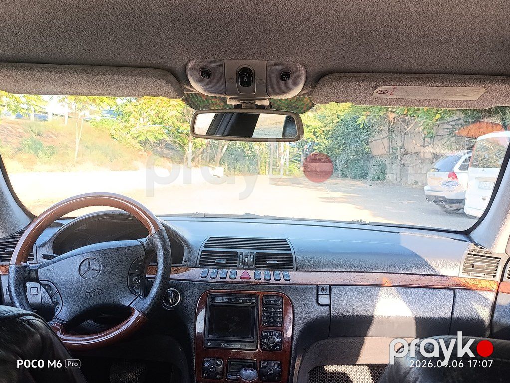 Mercedes S 320, 3.2 L, 2002 il, 279 000 km — Avtomobillər, Bakı (7)
