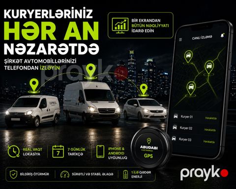 GEO Fleet – Şirkət və kuryer avtomobilləri üçün izləmə cihazı — Bakı