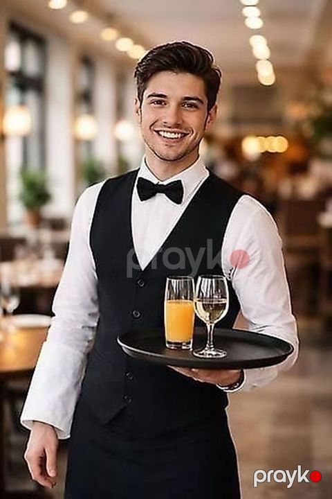 Ofisiant, Kişi, 30 yaş, 5 ildən artıq təcrübə