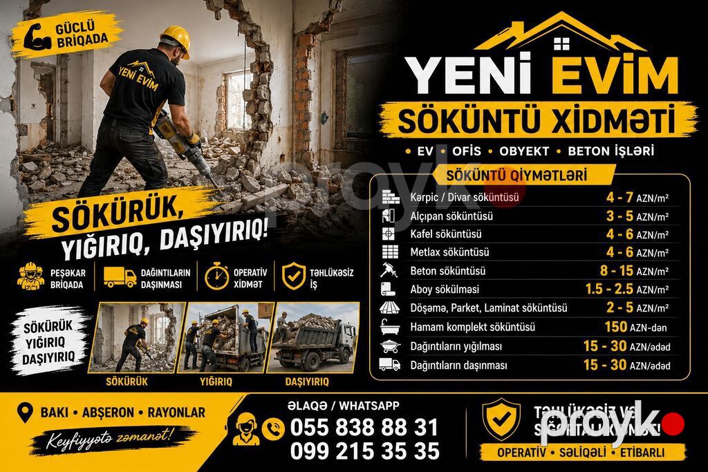 “Yeni Evim Xidmətləri” – Elektrik və Təmir həlləri Elektrik işləri — Elektrikçi xidmətləri, Masazır (5)