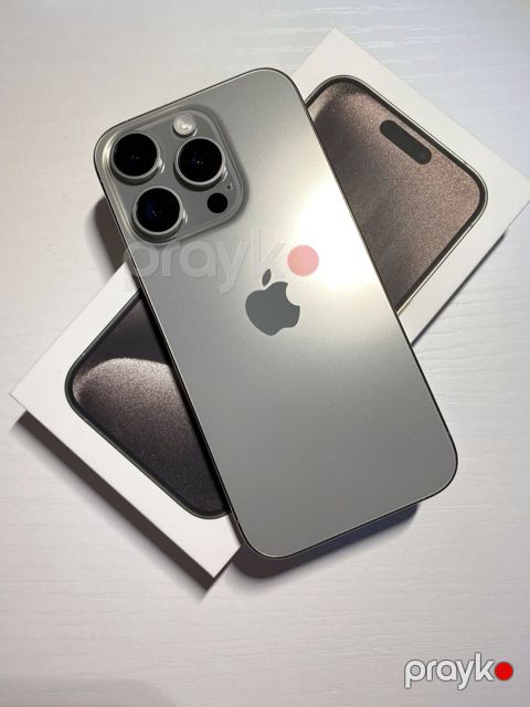 Apple iPhone 15 Pro Natural Titanium 128GB/8GB — Bakı