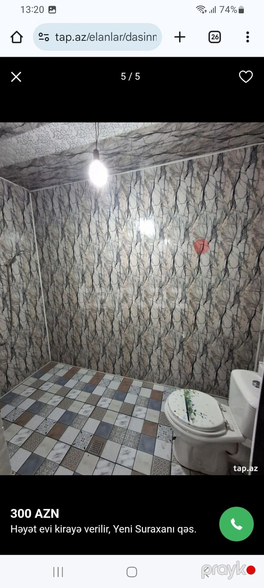 Kirahə EV Əşyalidi. Yeni Suraxanı qəsəbəsində həyət evi kirayə — Ev, villa, Digah (8)