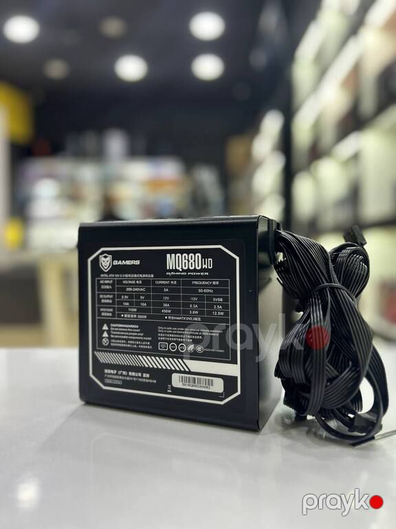 Gamers MQ680WD 80+ Silver Gaming Power Supply — Kompüterlər və noutbuklar, Bakı (5)