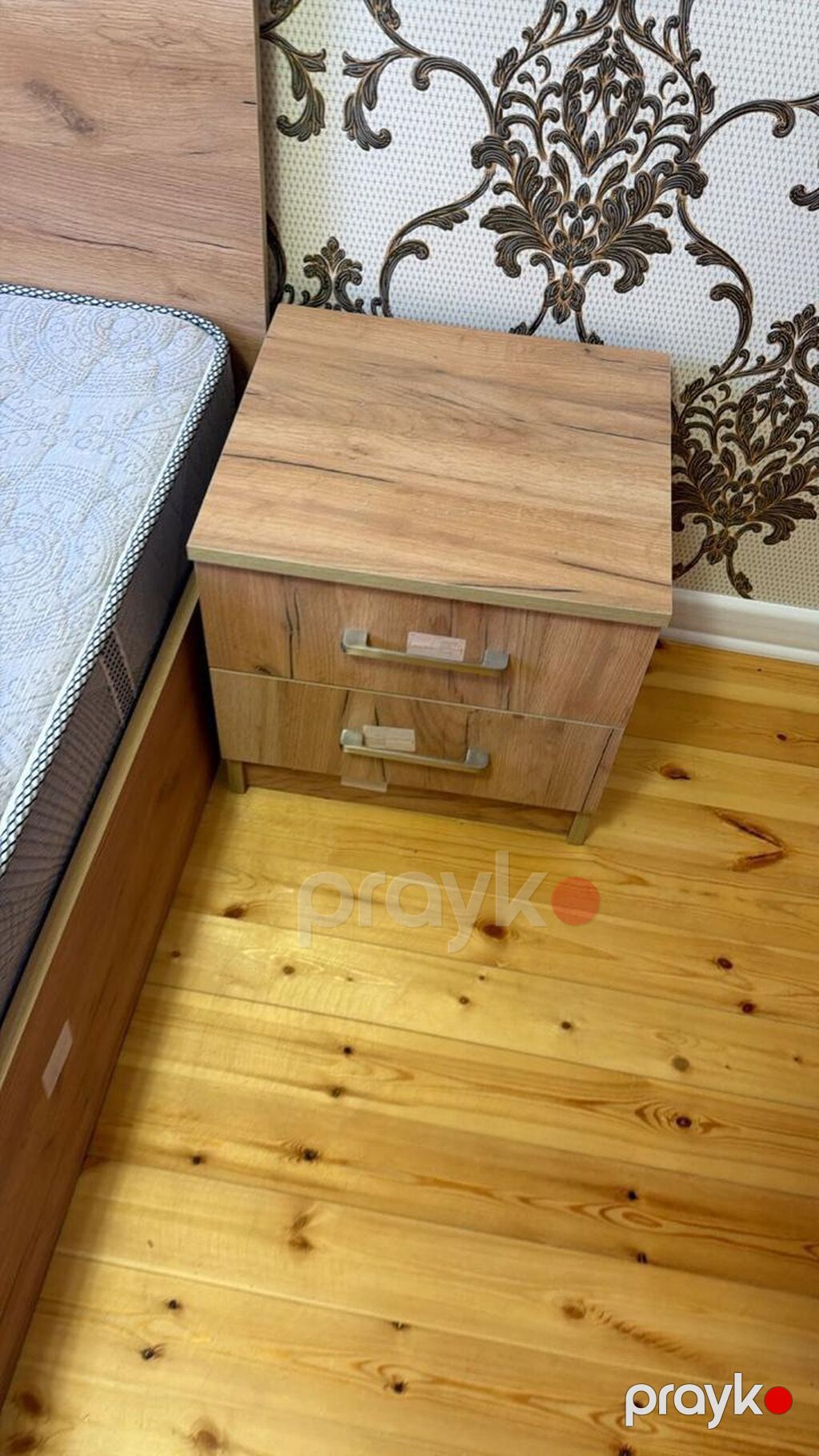 İkinəfərlik çarpayı, Dolab, 2 tumba, İşlənmiş — Yataq otağı mobilya dəstləri, Bakı (4)