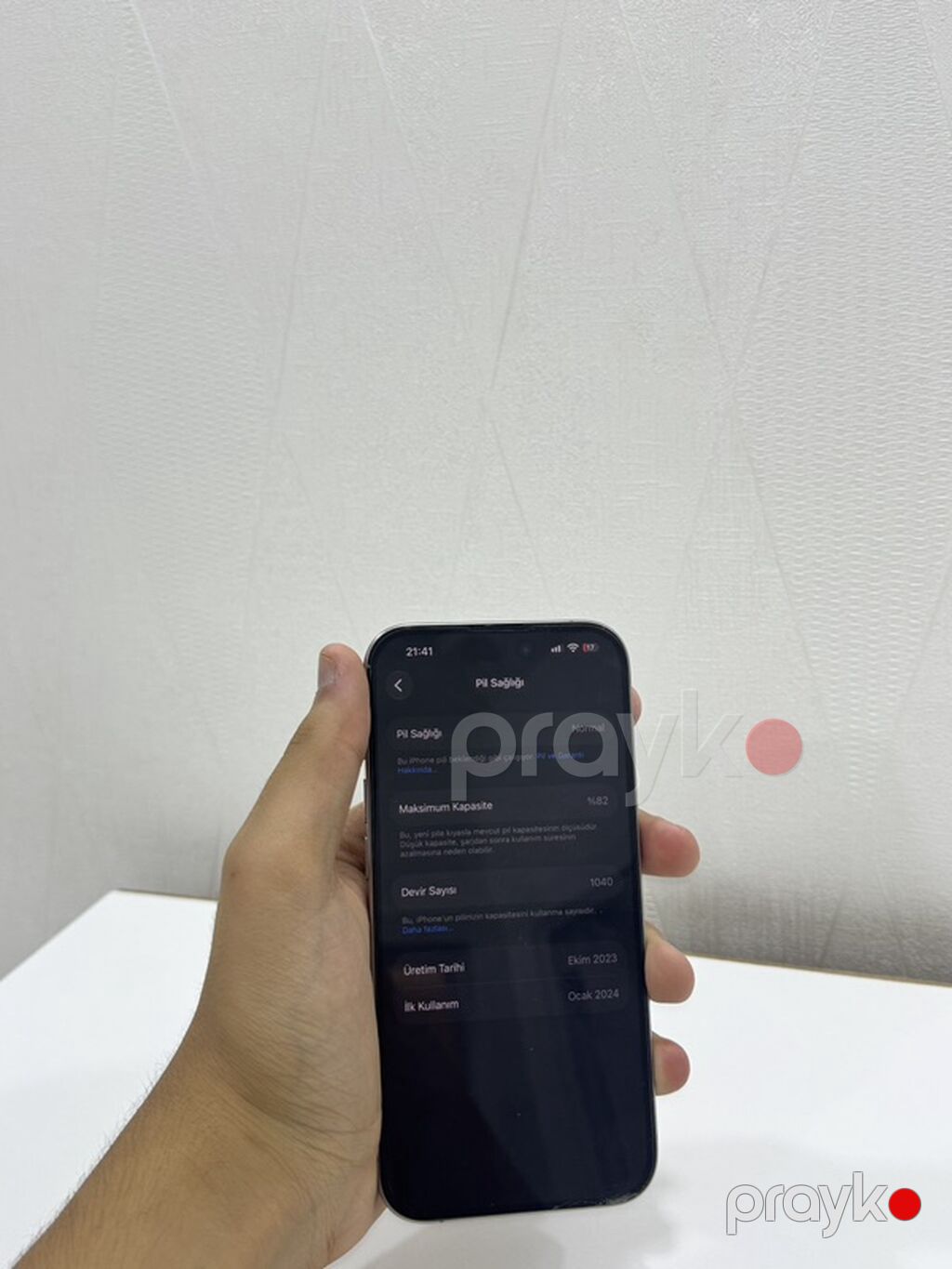 IPhone 15 Pro, Natural Titanium, Face ID — Apple iPhone, Gəncə (2)