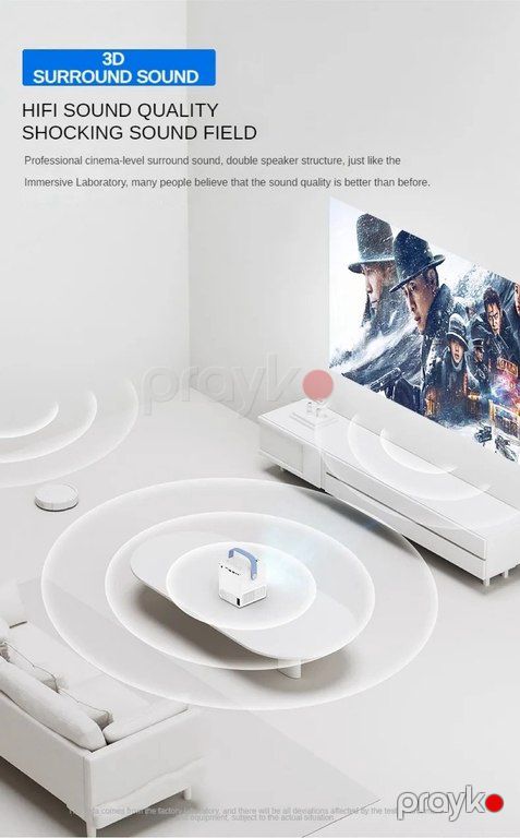Android smart proyektor "CY300" — Səs texnikası, Bakı (2)