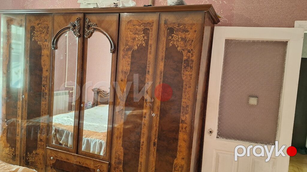 Ölçülər (təxmini, vizual əsasında): - Şkaf: çox bölməli iri ölçü — Yataq otağı mobilya dəstləri, Bakı (3)