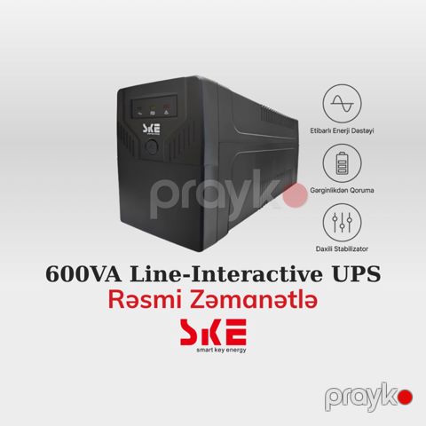 600VA Line-Interactive UPS - SKE GP600 (AVR) — Bakı