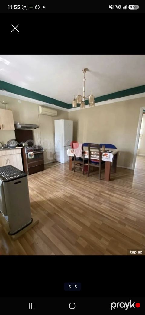1 otaqlı həyət evi – mətbəx-studio və sanitar qovşağı ilə - Plan