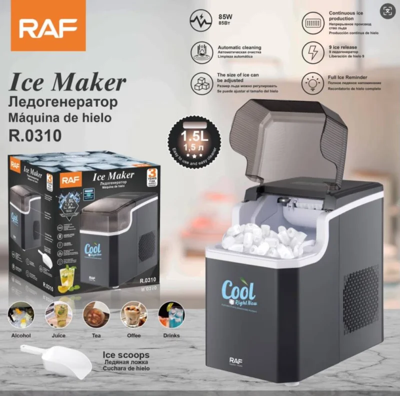Buz generatoru RAF R.0310 qara — Bakı