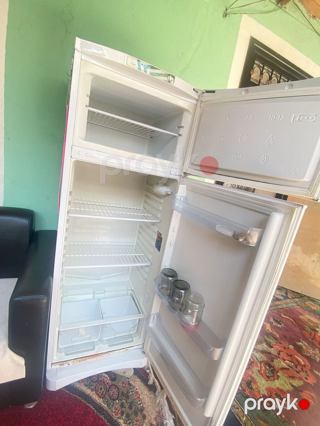 İşlənmiş 2 qapılı Indesit Soyuducu Satılır, rəng - Ağ — Soyuducular, Digah (2)