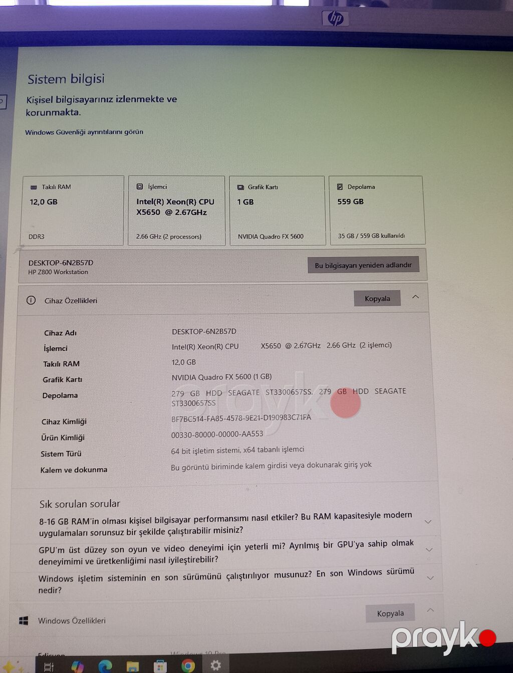 HP Z800 Workstation – güclü stansiya Texniki xüsusiyyətlər — Masaüstü kompüterlər, Digah (3)