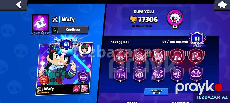 Brawl 77 k ıdeyal hesab — Oyunlar, konsollər və proqramlar, Bakı (6)