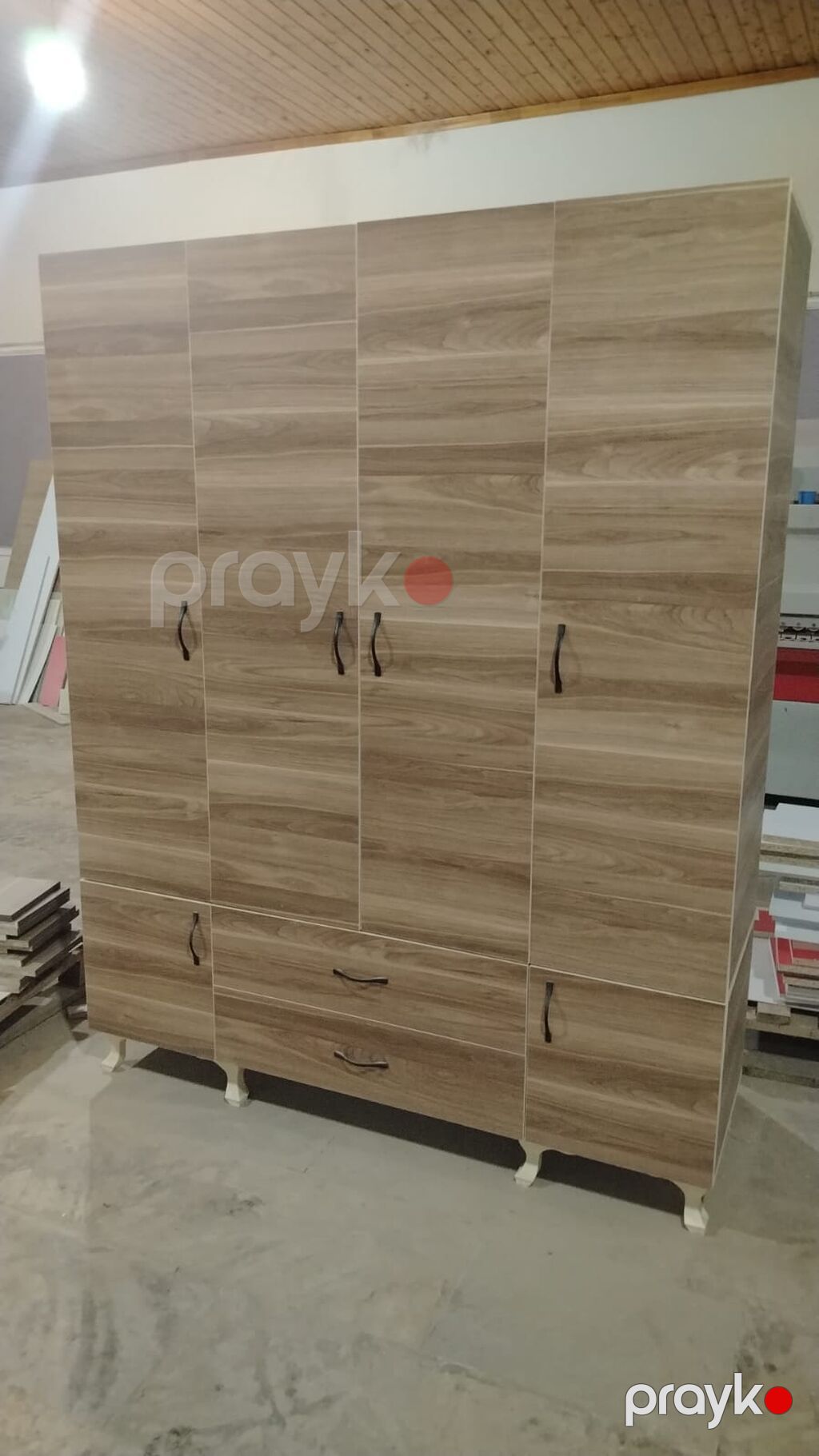 Yataq otağı üçün çoxfunksiyalı 5 qapılı geyim dolabı - Dizayn — Şkaflar, Bakı (6)