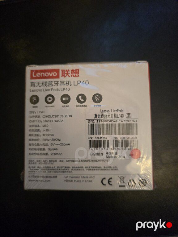 Bluetooth qulaqlıq "Lenovo LP40" — Səs texnikası, Bakı (6)