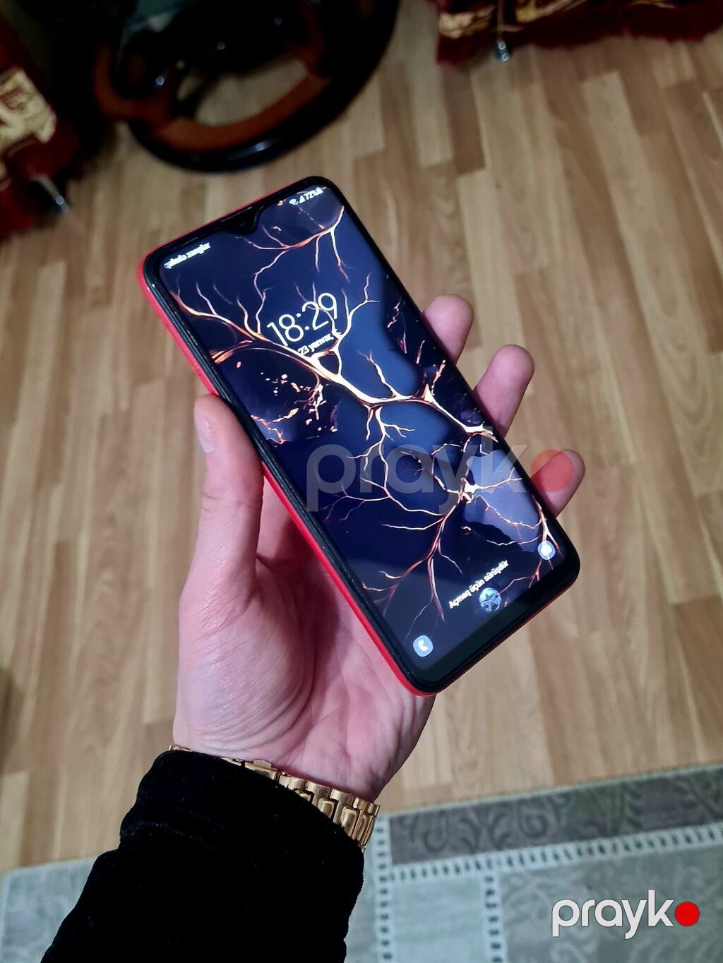 Samsung Galaxy A02, 32 GB, rəng - Qırmızı, Zəmanət, Sensor, İki sim kartlı — Samsung, Bakı (5)