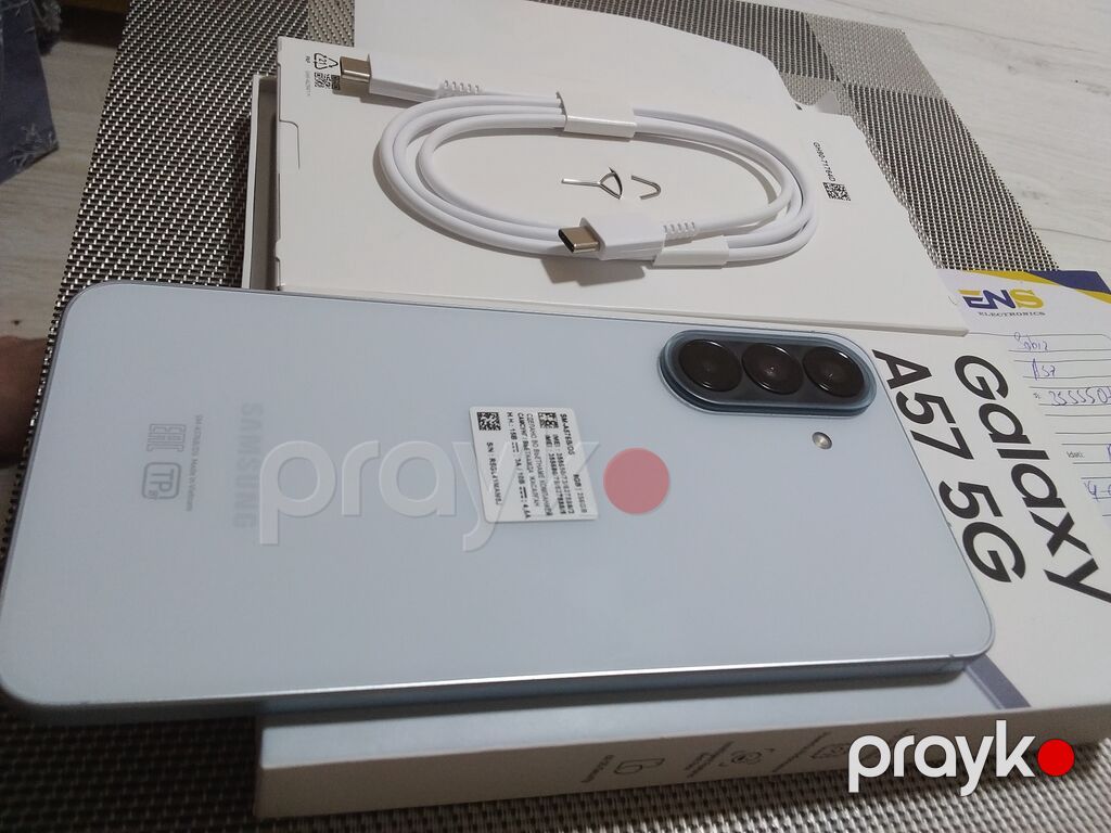 Samsung Galaxy A56 5G, 256 GB, rəng - Mavi, Barmaq izi — Samsung, Bakı (3)
