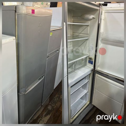 Indesit iki kameralı soyuducu - Rəng: gümüş (inox üslubunda) — Digah