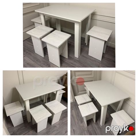 Mətbəx stolu,4 oturacaqla satılır 80 azn.Ölçü:90×60 — Bakı