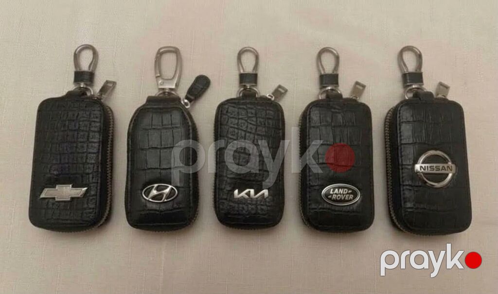 Avtomobil açarı üçün dəri qoruyucu futlyar - Material: qara — Digər, Bakı (4)