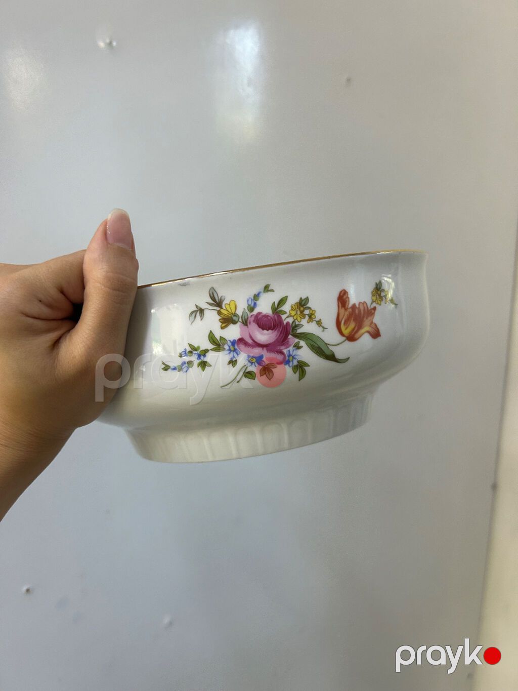 Tort və şiriniyyat qabı, rəng - Ağ, Kobalt, Almaniya — Süfrə qabı, Bakı (8)