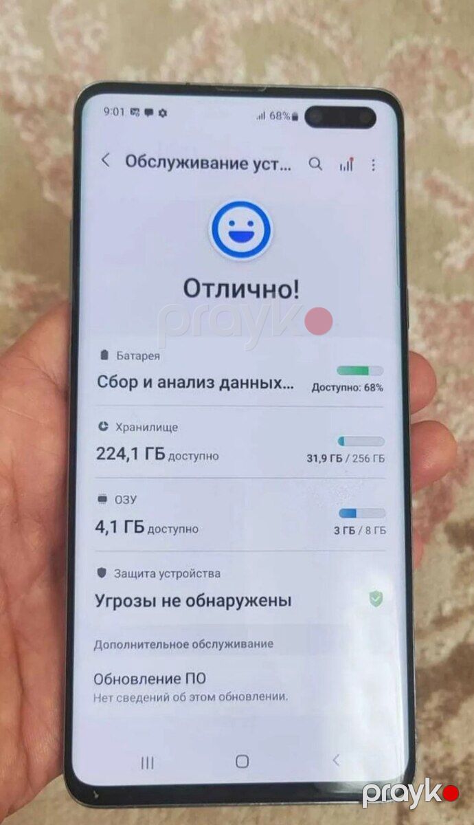 Samsung Galaxy S10 5G Majestic Black 256GB/8GB — Smartfonlar, Bakı (3)