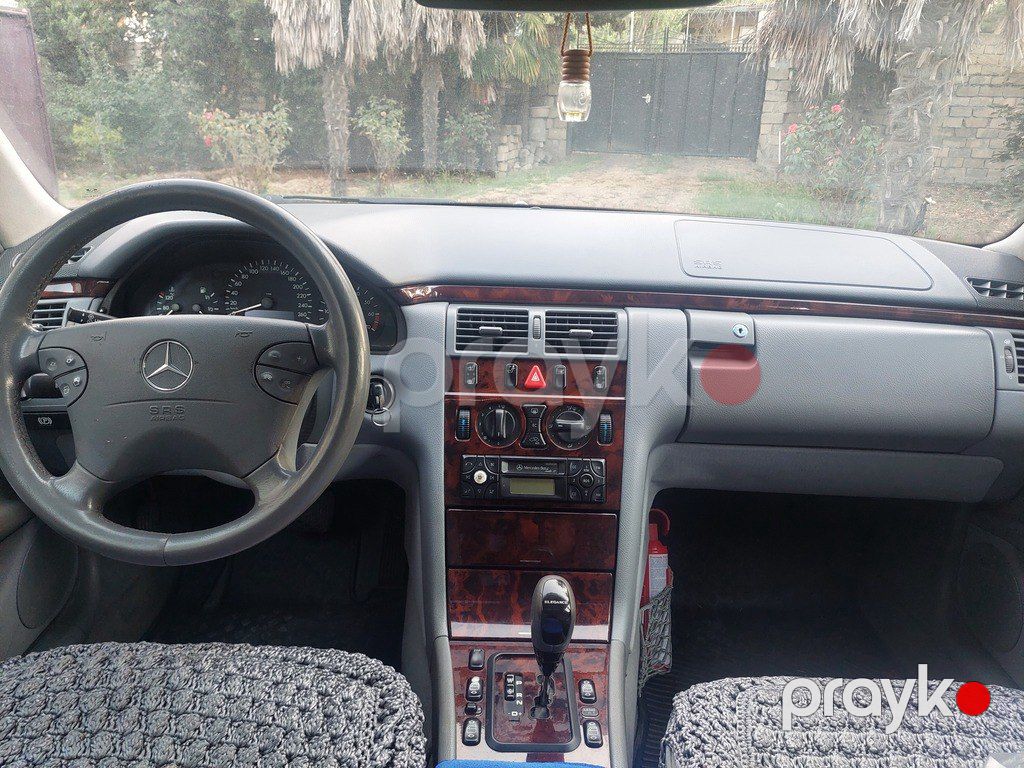 Mercedes E 240, 2.6 L, 2000 il, 186 200 km — Avtomobillər, Bakı (4)