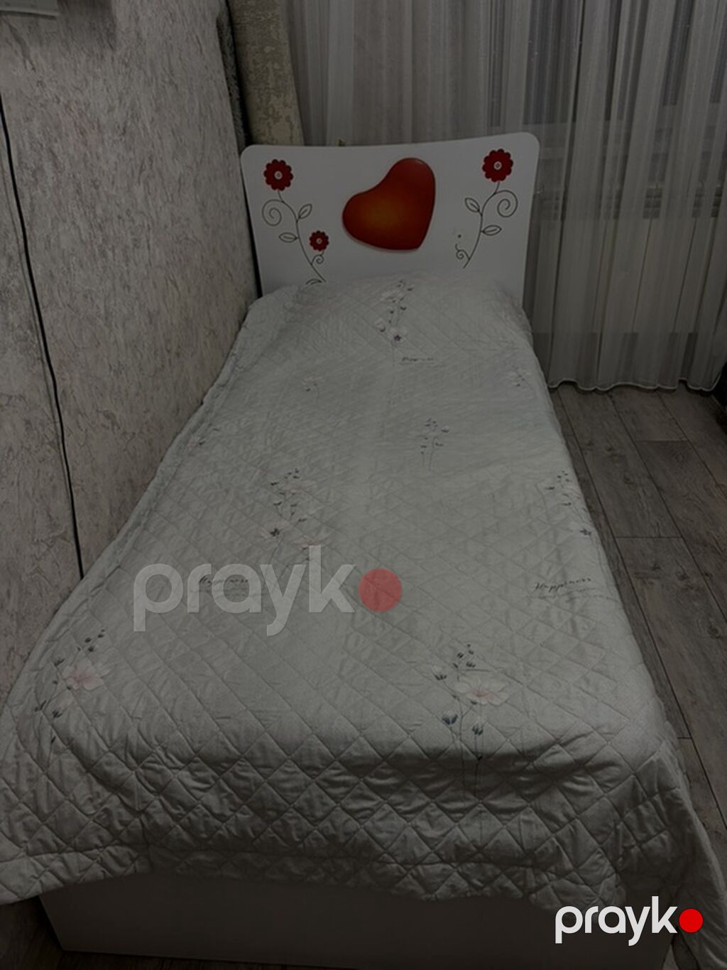 Oğlan və qız üçün, İşlənmiş, Çarpayı, Bazasız, Matras ilə, Siyirməsiz — Yataqlar, Qobu (3)