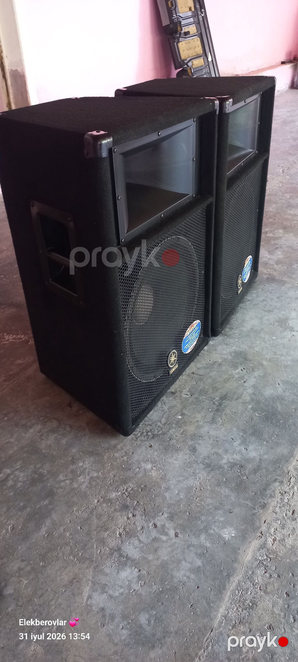 Yamaha S115V akustik sistem – cütlük - Model: Yamaha S115V (Club — Səs texnikası, Yevlax (4)