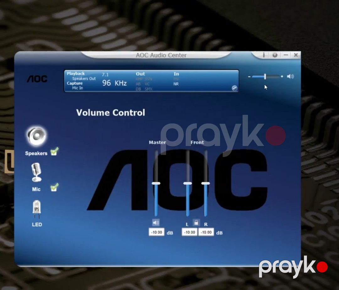 Aoc GH300 7.1 rgb 96KHz — Səs texnikası, Bakı (12)