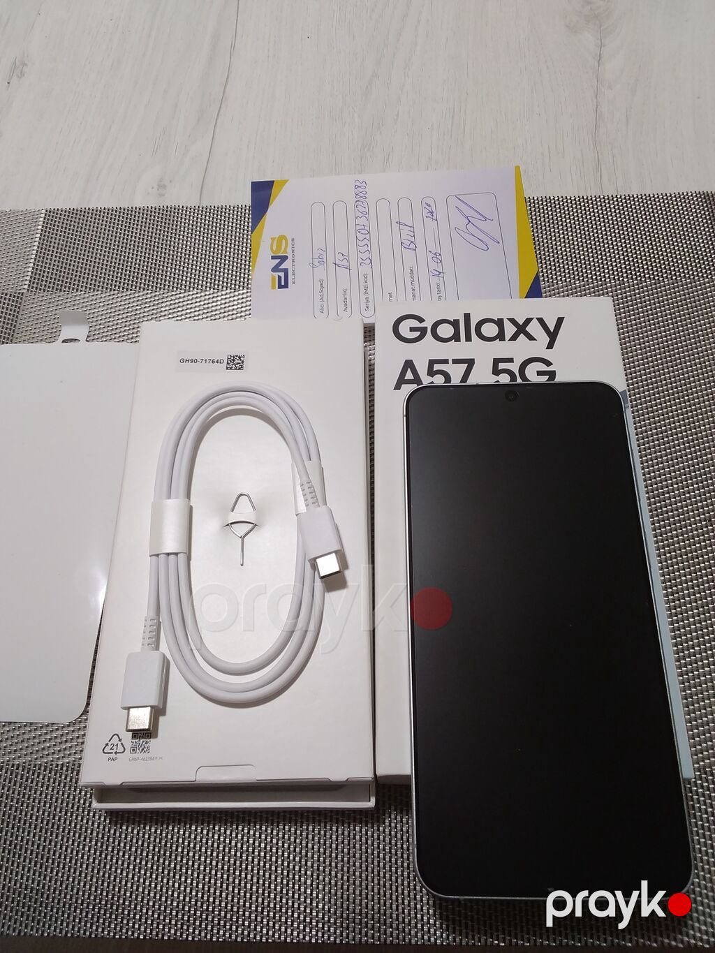 Samsung Galaxy A56 5G, 256 GB, rəng - Mavi, Barmaq izi — Samsung, Bakı (6)