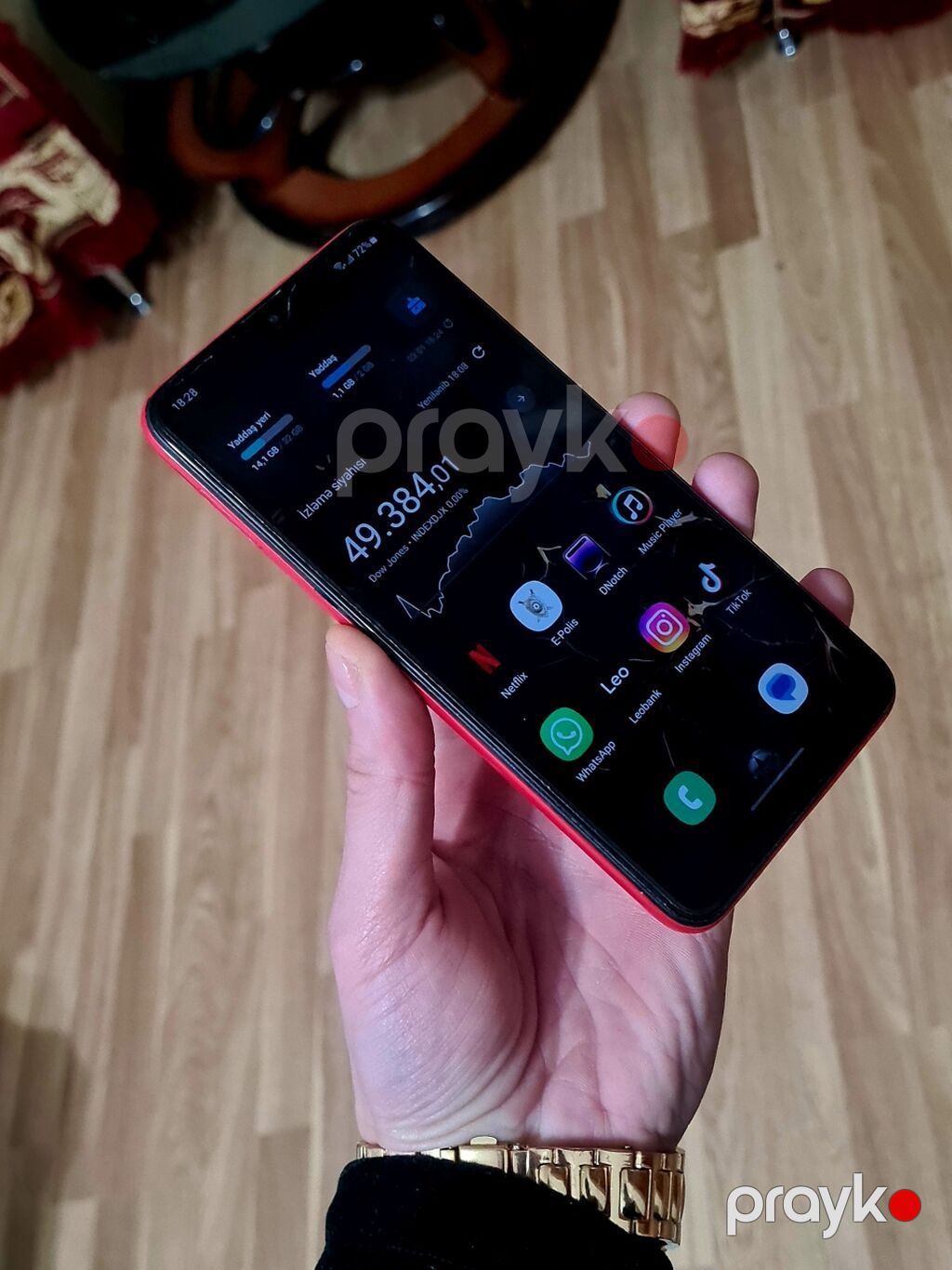Samsung Galaxy A02, 32 GB, rəng - Qırmızı, Zəmanət, Sensor, İki sim kartlı — Samsung, Bakı (7)
