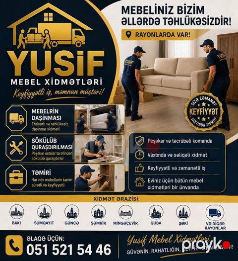 Yusif Mebel Xidmətləri – mebeliniz üçün tam həllər Xidmətlər — Masazır