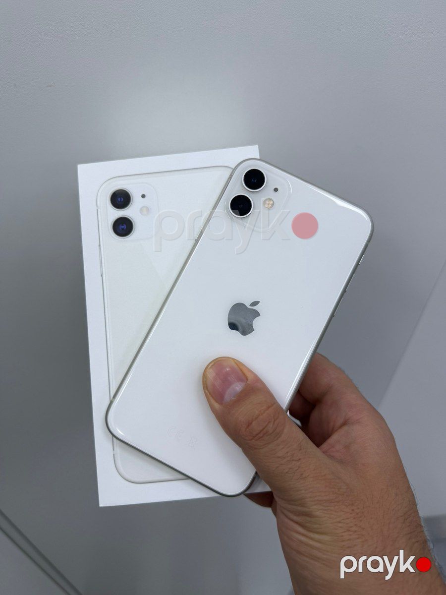 Apple iPhone 11 White 64GB/4GB — Smartfonlar, Bakı (2)