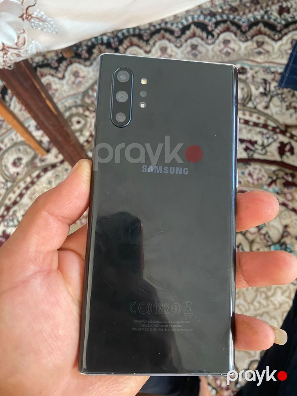 Samsung Note 10 Plus, 256 GB, rəng - Qara, Barmaq izi — Samsung, Hacıqabul (2)