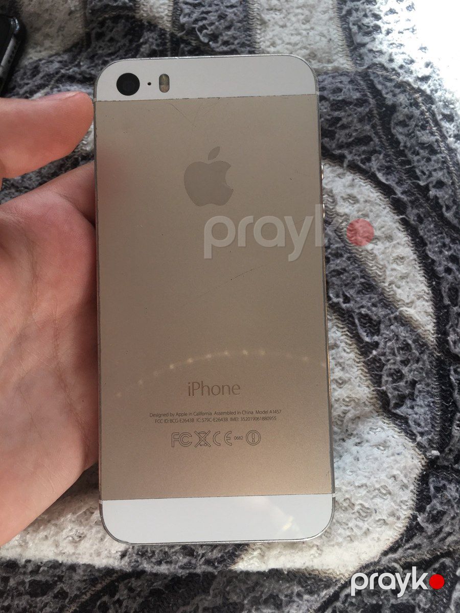 Apple iPhone 5S White/Silver 16GB — Smartfonlar, Bakı (8)