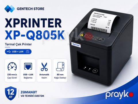 Çek printeri Xprinter XP-Q805K — Bakı