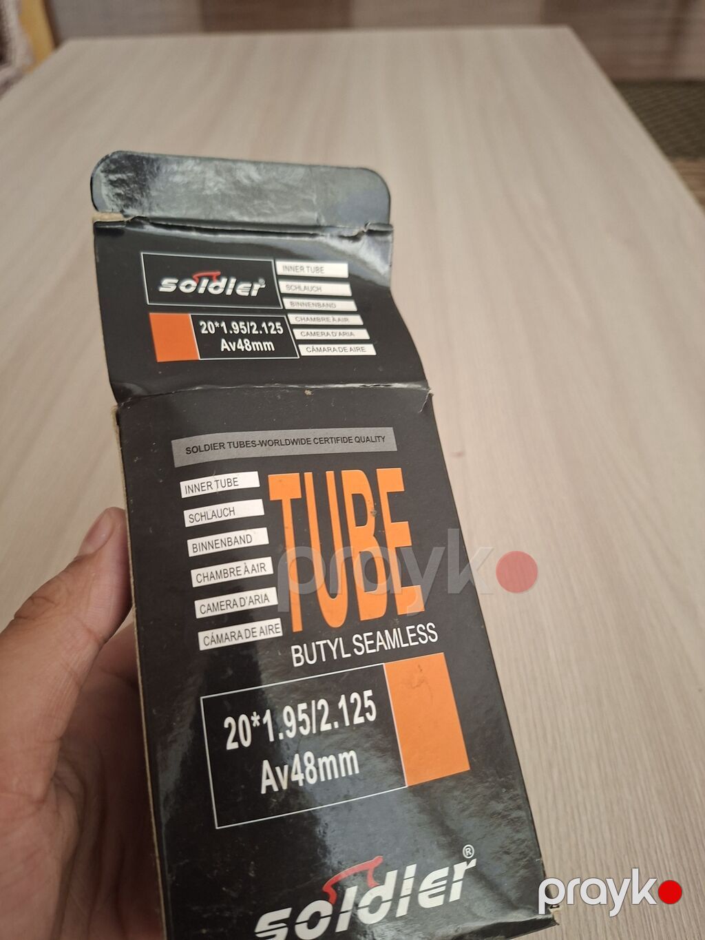 Soldier Butyl Seamless velosiped kamera - Ölçü: 20 x 1.95–2.125 — Ehtiyat hissələri və aksesuarlar, Bakı (3)