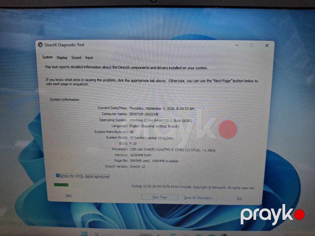 HP Pavilion 15 i5 1335U 16GB RAM 512GB SSD — Noutbuklar, Bakı (7)
