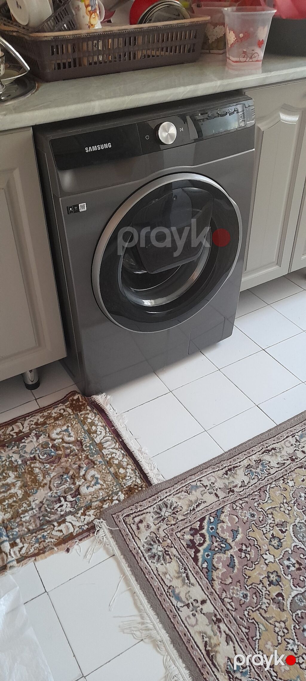 Samsung paltaryuyan maşın – ön yükləməli, qrafit rəngdə - Brend/model — Çamaşır maşınları, Bakı (2)