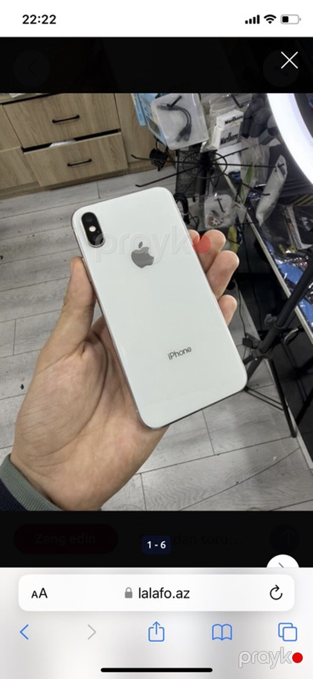 IPhone X, Gümüşü, Face ID — Apple iPhone, Bakı