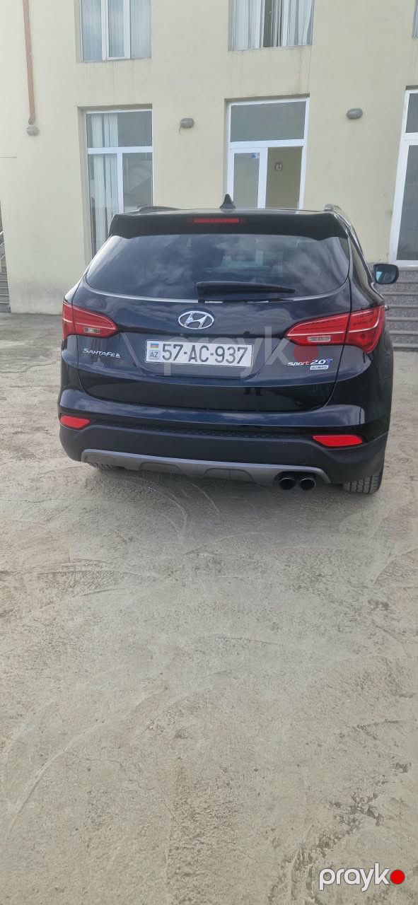 Hyundai Santa Fe, qara rəng — Avtomobillər, Şəmkir (3)