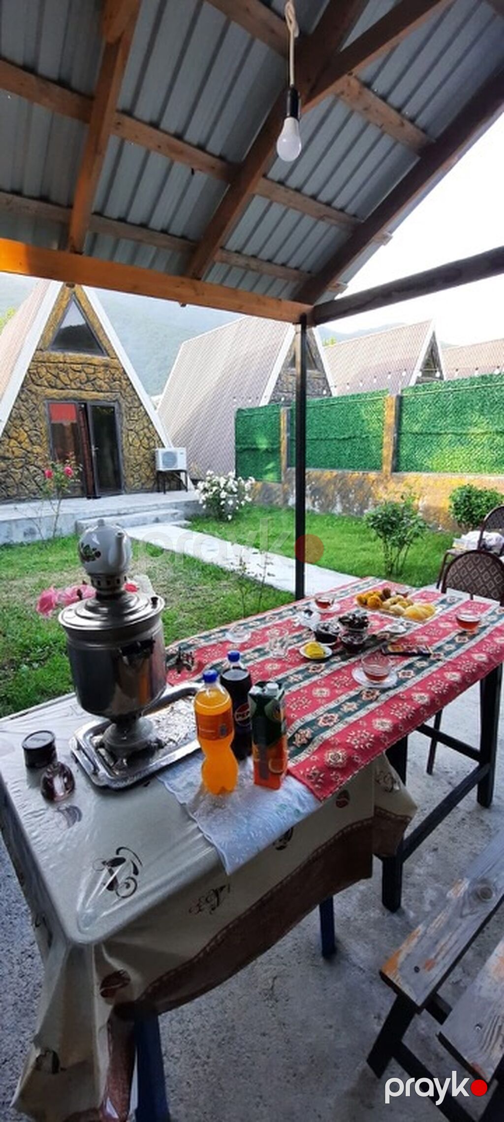 Qaxda A‑Frame tipli dağ evi – gündəlik istirahət üçün - Üslub: trapes — Ev, villa, Qax