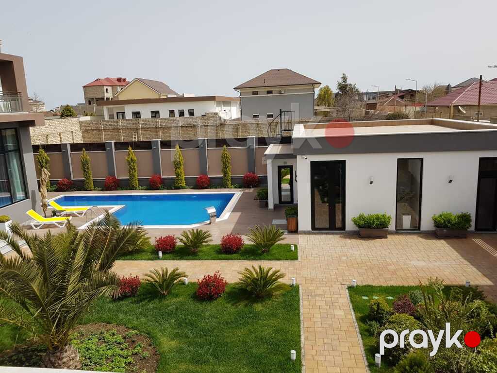 İcarəyə verilir 6 otaqlı həyət evi/bağ evi 540 m² — Ev, villa, Bakı (9)