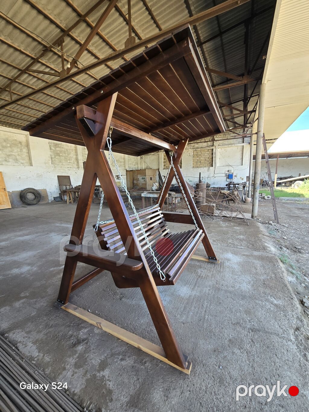 Metal konstruksiyalı hazır və sifarişlə talvarlar - Tətbiq sahələri — Dam örtükləri, Xudat (6)