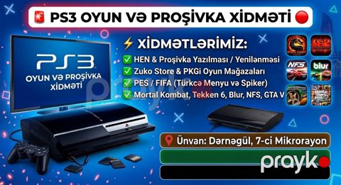 PS3 oyun yazılması — Bakı